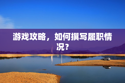 游戏攻略，如何撰写履职情况？