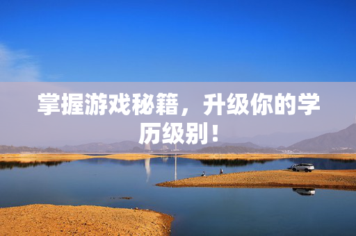 掌握游戏秘籍，升级你的学历级别！