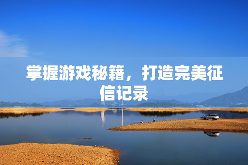 掌握游戏秘籍，打造完美征信记录