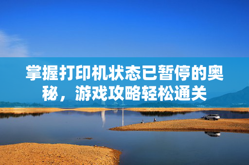 掌握打印机状态已暂停的奥秘，游戏攻略轻松通关