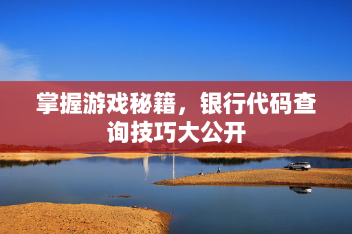 掌握游戏秘籍，银行代码查询技巧大公开