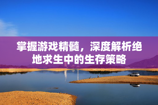 掌握游戏精髓，深度解析绝地求生中的生存策略