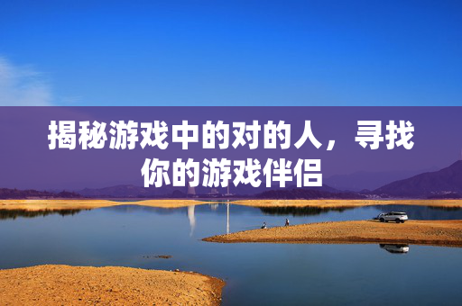揭秘游戏中的对的人，寻找你的游戏伴侣