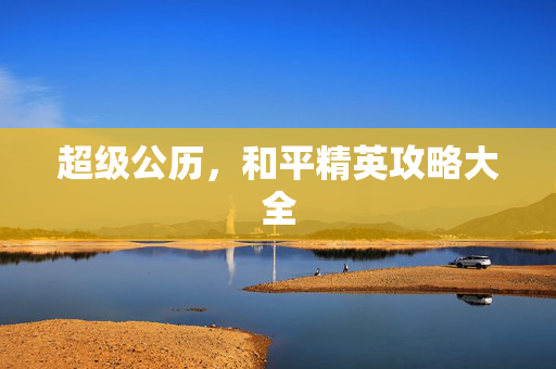 超级公历，和平精英攻略大全