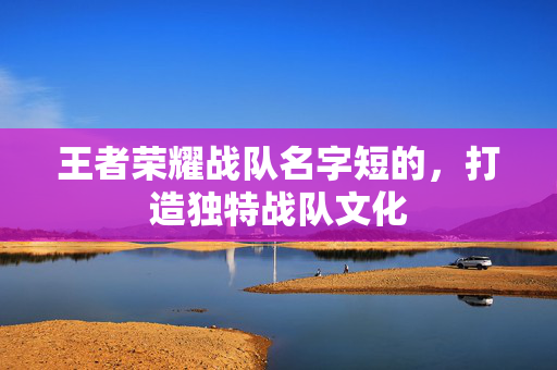 王者荣耀战队名字短的，打造独特战队文化