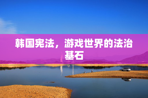 韩国宪法，游戏世界的法治基石