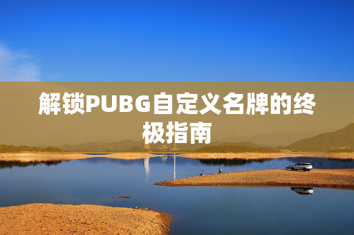 解锁PUBG自定义名牌的终极指南