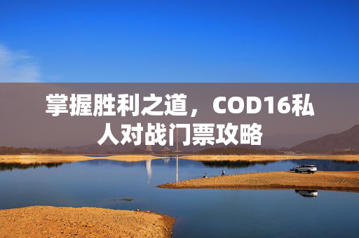 掌握胜利之道，COD16私人对战门票攻略