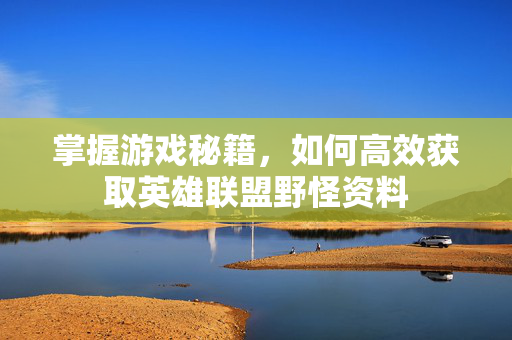 掌握游戏秘籍，如何高效获取英雄联盟野怪资料