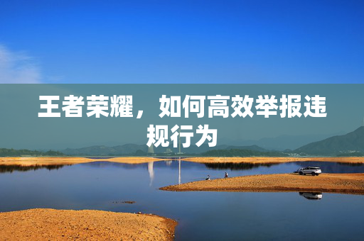 王者荣耀，如何高效举报违规行为