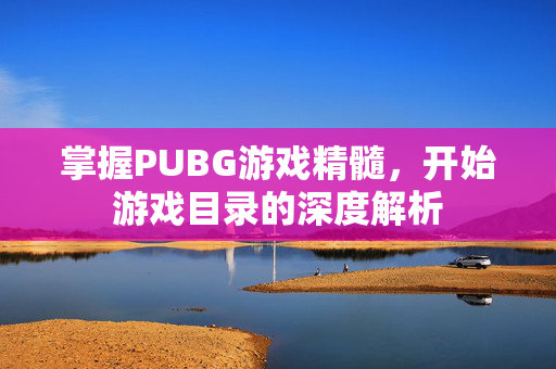 掌握PUBG游戏精髓，开始游戏目录的深度解析
