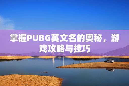 掌握PUBG英文名的奥秘，游戏攻略与技巧