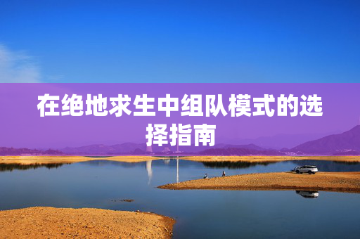 在绝地求生中组队模式的选择指南