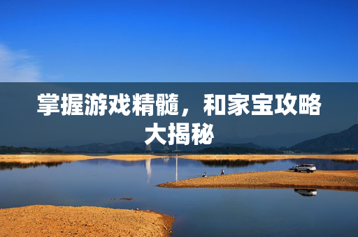 掌握游戏精髓，和家宝攻略大揭秘