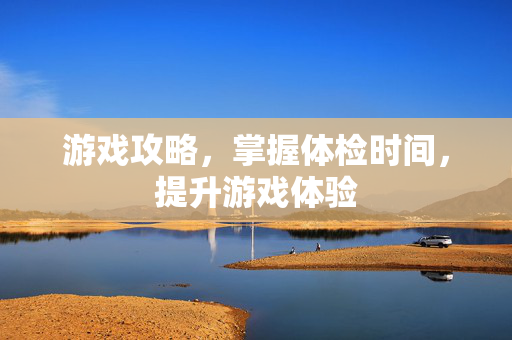 游戏攻略，掌握体检时间，提升游戏体验
