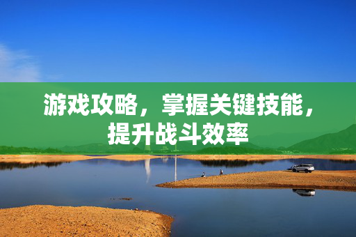游戏攻略，掌握关键技能，提升战斗效率