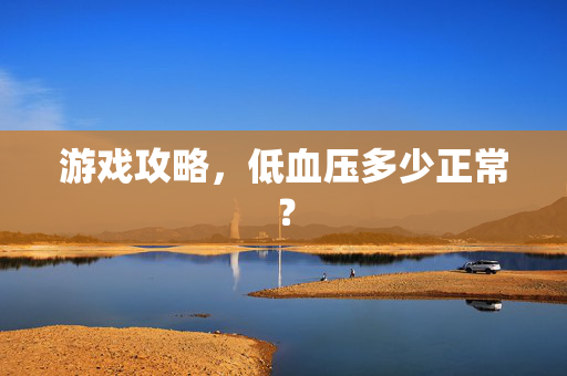 游戏攻略，低血压多少正常？