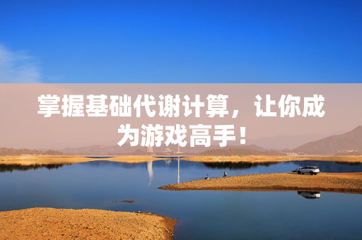 掌握基础代谢计算，让你成为游戏高手！