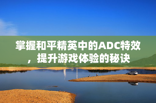 掌握和平精英中的ADC特效，提升游戏体验的秘诀