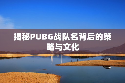 揭秘PUBG战队名背后的策略与文化