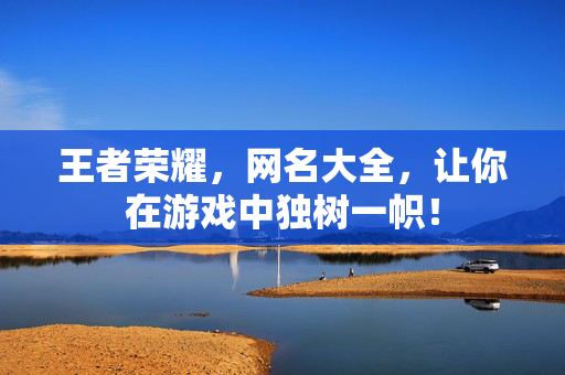 王者荣耀，网名大全，让你在游戏中独树一帜！