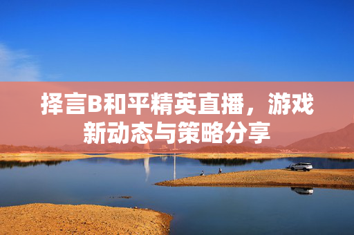 择言B和平精英直播，游戏新动态与策略分享