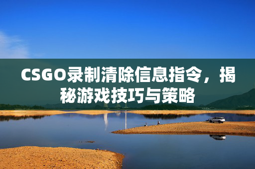 CSGO录制清除信息指令，揭秘游戏技巧与策略