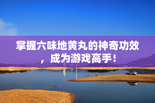掌握六味地黄丸的神奇功效，成为游戏高手！