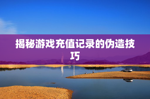 揭秘游戏充值记录的伪造技巧