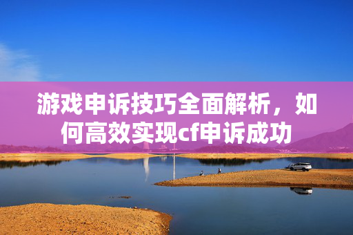 游戏申诉技巧全面解析，如何高效实现cf申诉成功