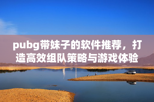 pubg带妹子的软件推荐，打造高效组队策略与游戏体验提升指南