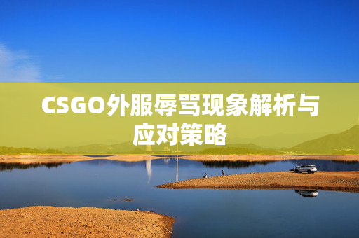 CSGO外服辱骂现象解析与应对策略
