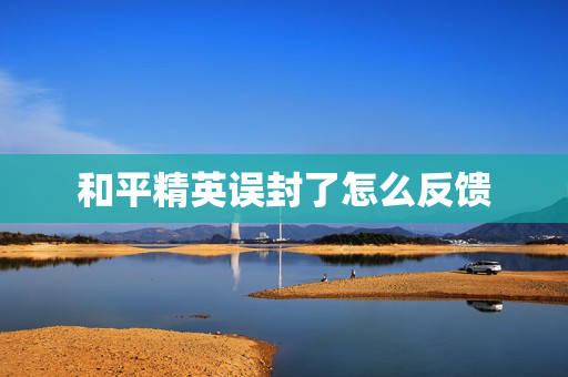 和平精英误封了怎么反馈