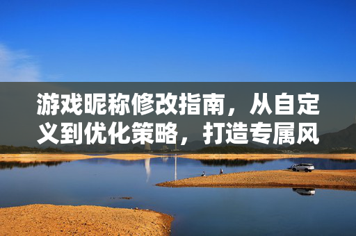 游戏昵称修改指南，从自定义到优化策略，打造专属风格与竞争力