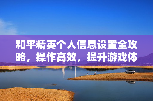 和平精英个人信息设置全攻略，操作高效，提升游戏体验