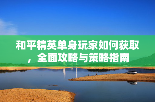 和平精英单身玩家如何获取，全面攻略与策略指南