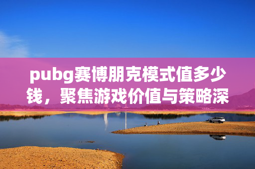 pubg赛博朋克模式值多少钱，聚焦游戏价值与策略深度解析
