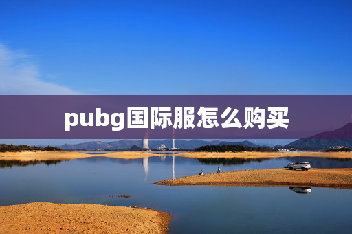 pubg国际服怎么购买