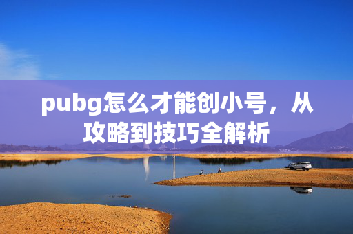 pubg怎么才能创小号，从攻略到技巧全解析