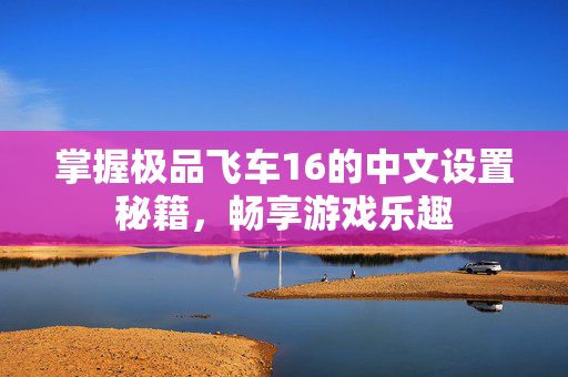 掌握极品飞车16的中文设置秘籍，畅享游戏乐趣