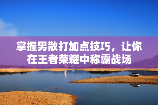 掌握男散打加点技巧，让你在王者荣耀中称霸战场