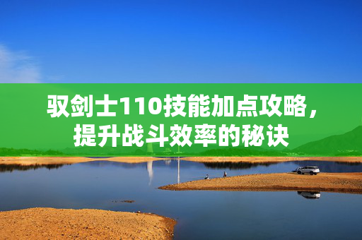 驭剑士110技能加点攻略，提升战斗效率的秘诀