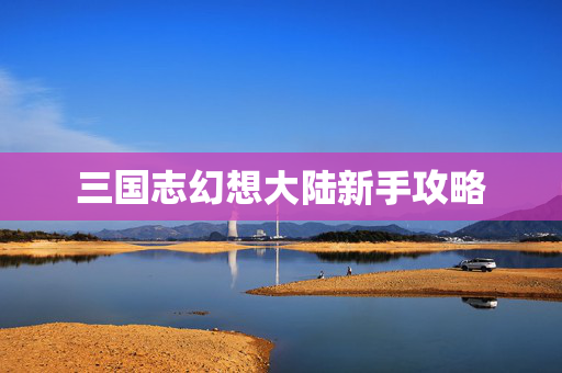 三国志幻想大陆新手攻略