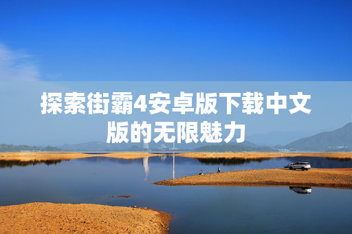 探索街霸4安卓版下载中文版的无限魅力