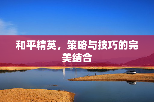 和平精英，策略与技巧的完美结合