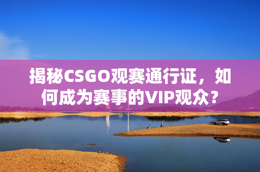 揭秘CSGO观赛通行证，如何成为赛事的VIP观众？