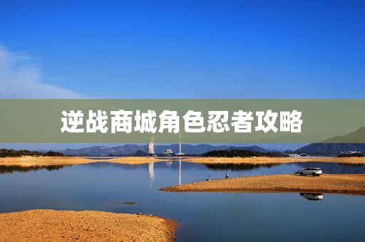 逆战商城角色忍者攻略