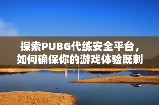 探索PUBG代练安全平台，如何确保你的游戏体验既刺激又安全