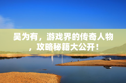 吴为有，游戏界的传奇人物，攻略秘籍大公开！