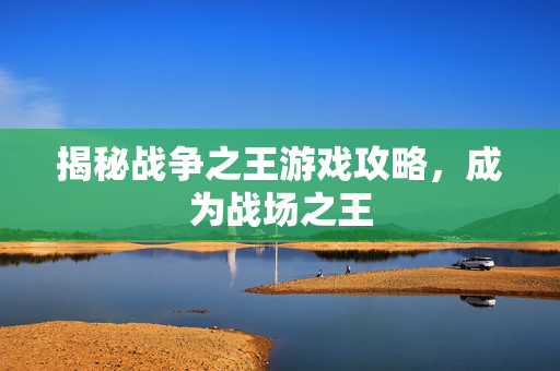 揭秘战争之王游戏攻略，成为战场之王